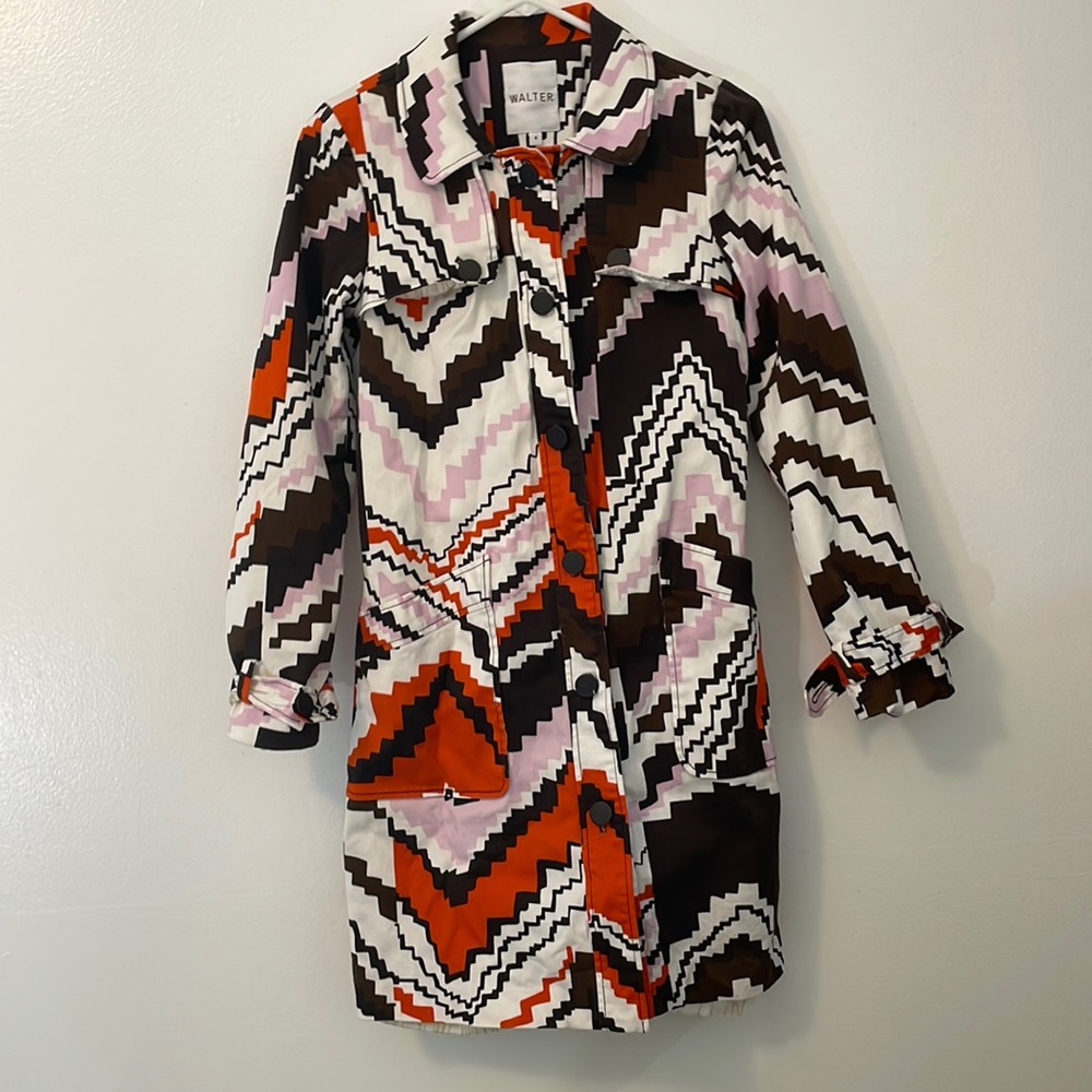 Walter Girl dress size 4 boho long sleeve button down with pockets heavy boho